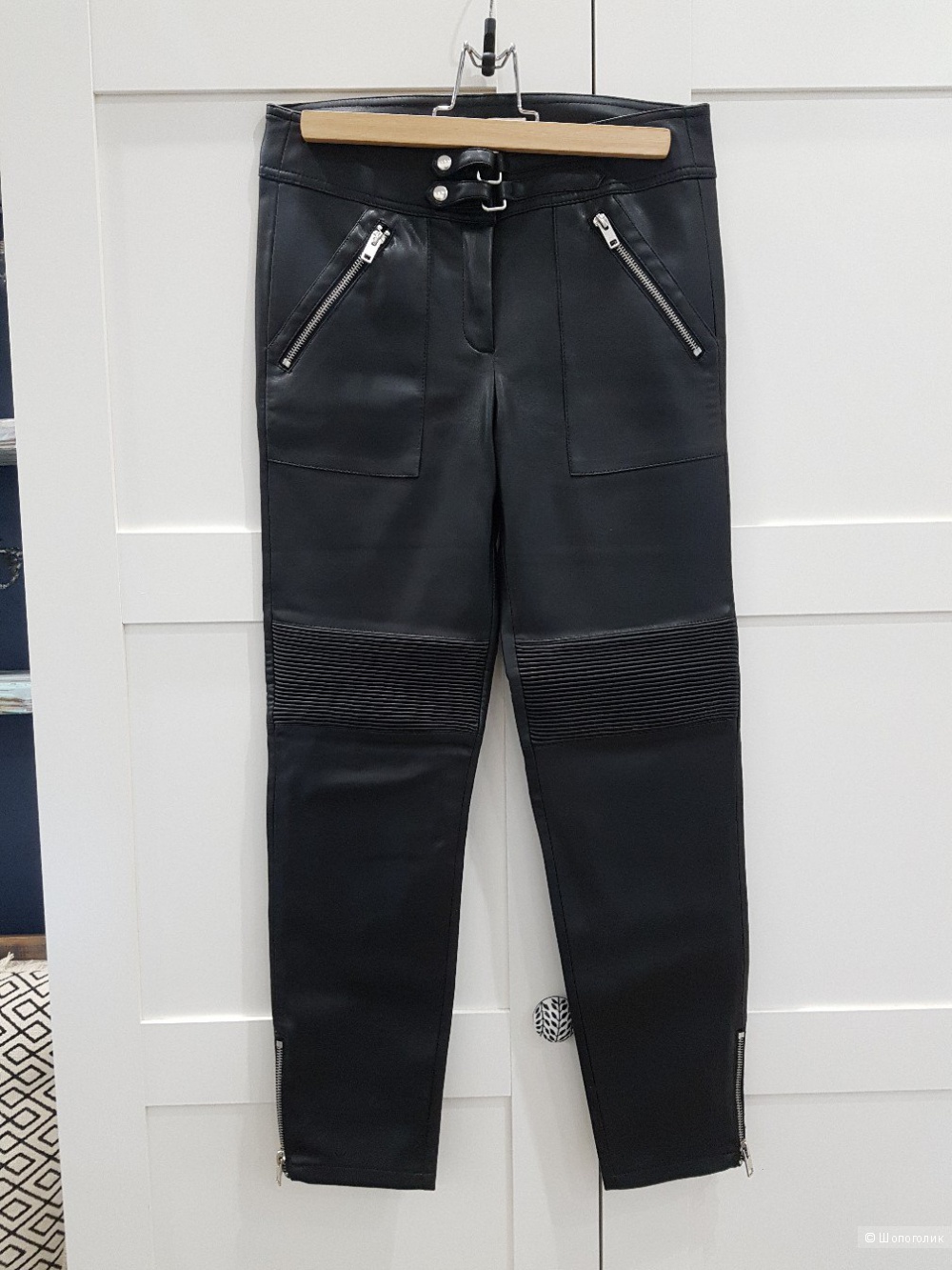 Брюки Mango (кожзам, размер 36 EUR)