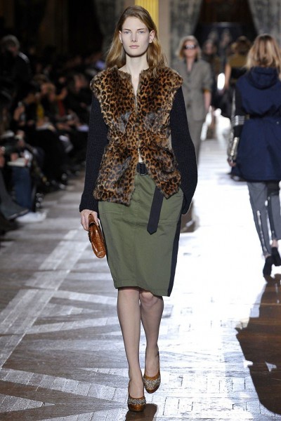 Меховая куртка Dries Van Noten размер L