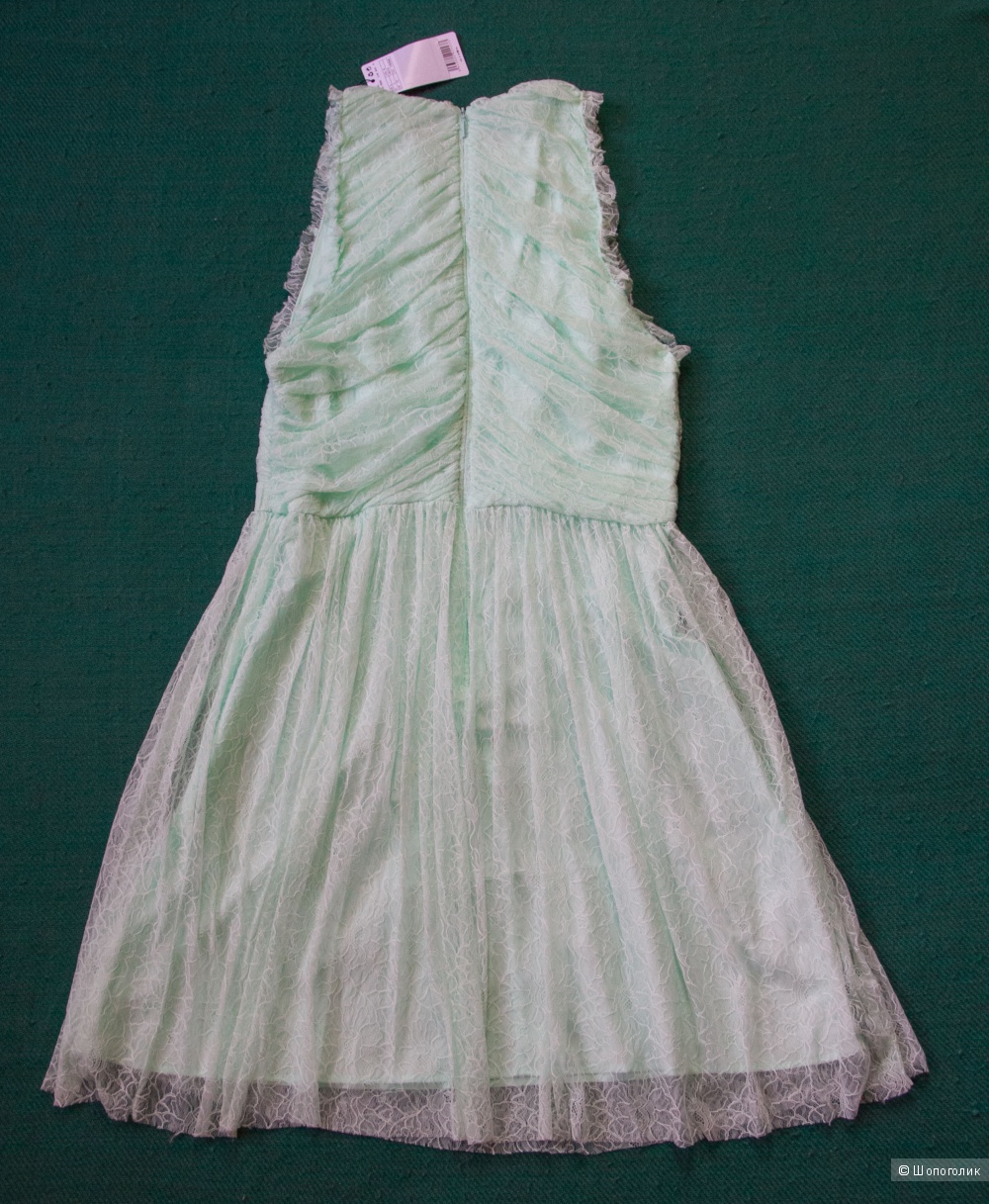 Нежно-бирюзовое платье Mango,  размер L