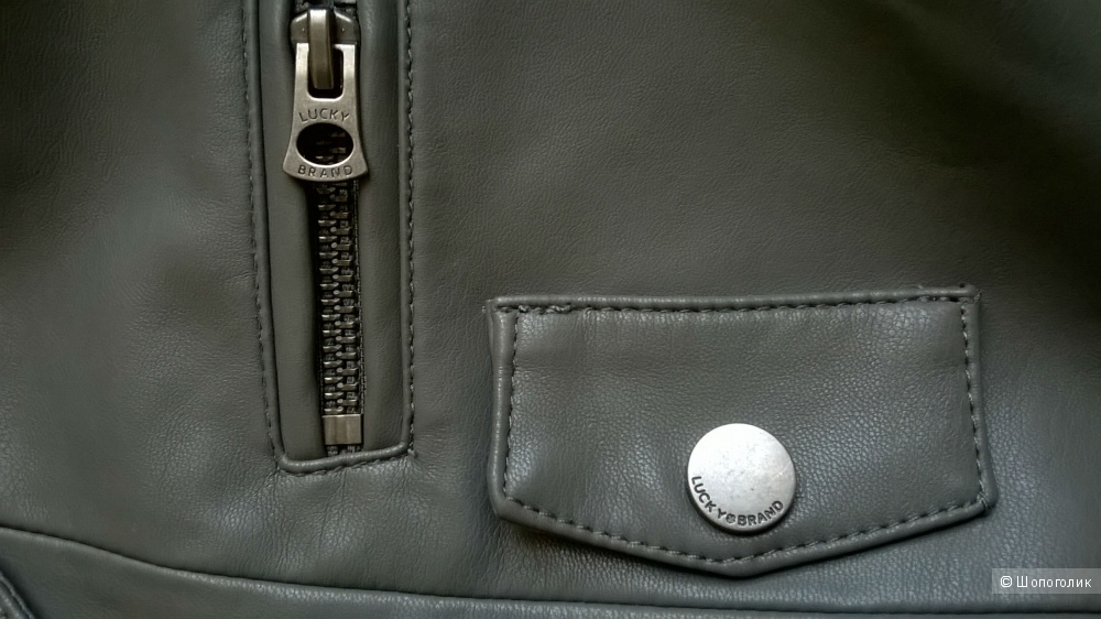 Куртка-косуха Lucky Brand серого цвета, размер S