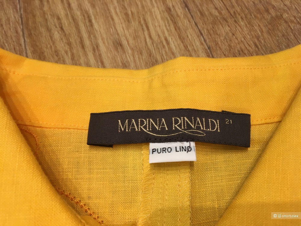 Marina Rinaldi костюм 100% лен фирм размер 21-25 = 52-58 рос размер