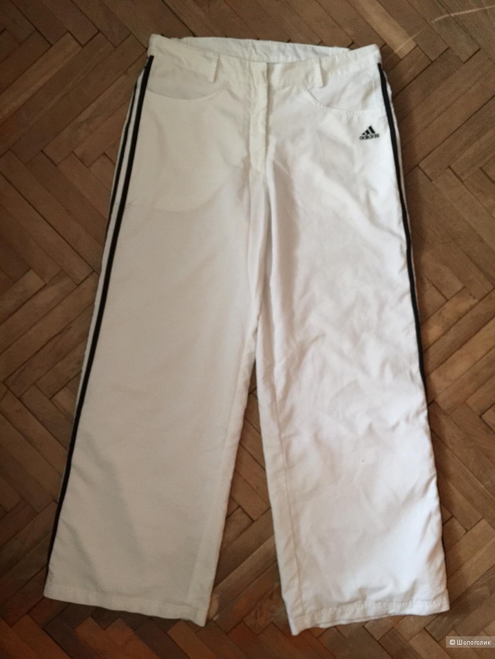 Шикарные белые брюки марки ADIDAS размер 46-48, в магазине Другой магазин — на Шопоголик