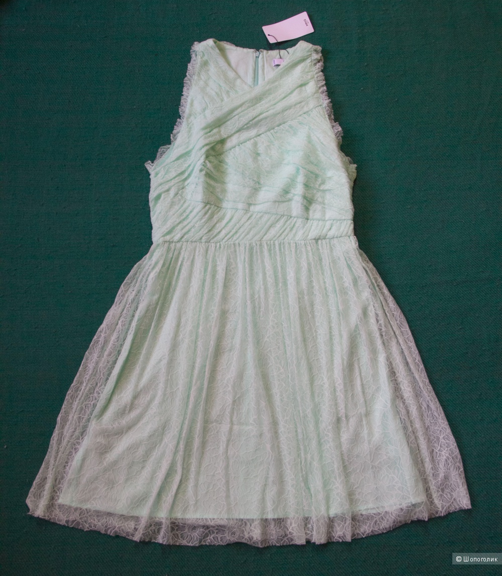 Нежно-бирюзовое платье Mango,  размер L