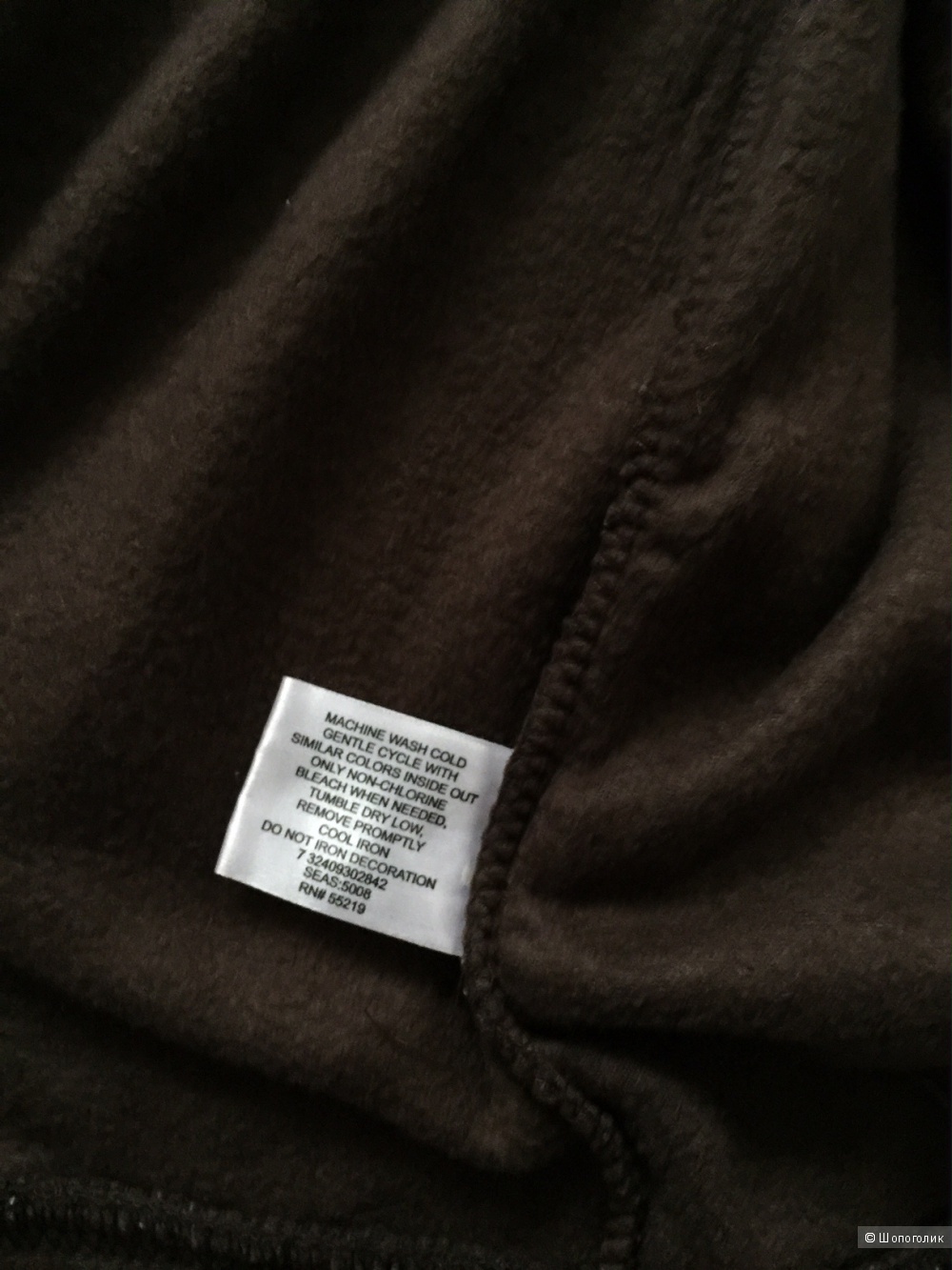Худи коричневое CHIP&DALE с вышивкой героев от марки DESNEI  размер 44-46