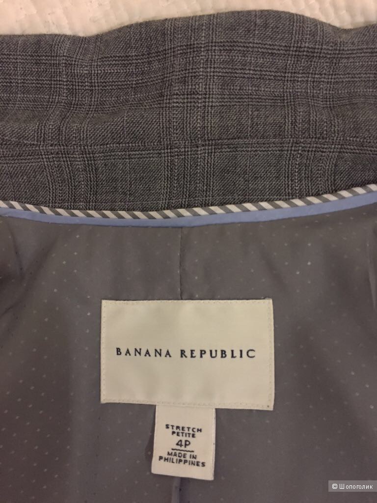 Классический костюм Banana Republic на стройную и миниатюрную девушку, размер 4P (US)