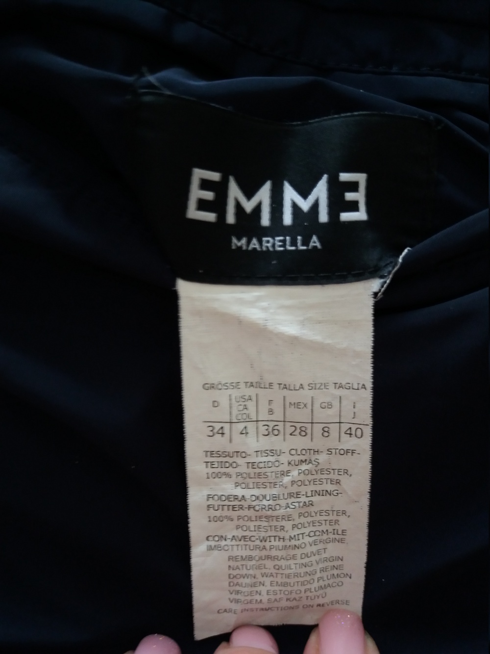 Пальто-пуховик EMME (Marella) размер 44 рус.