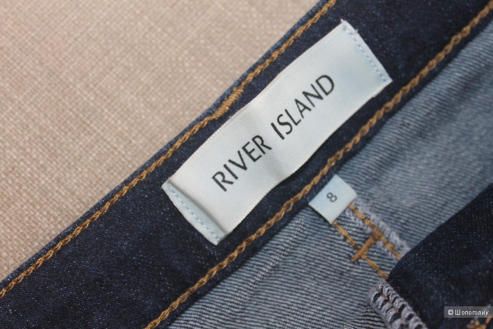 Джинсовая юбка карандаш River Island, размер 8 UK