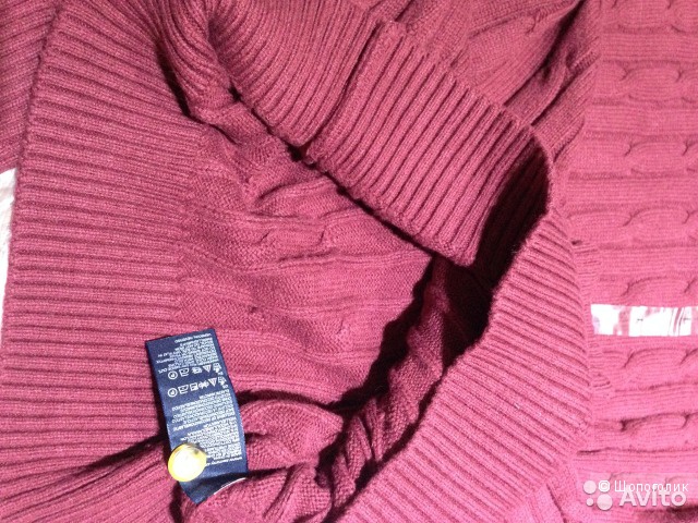Tommy Hilfiger теплый свитер Новый р.L