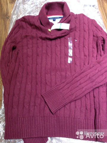 Tommy Hilfiger теплый свитер Новый р.L