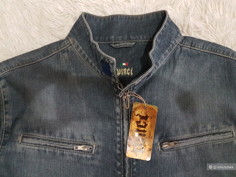 Мужская джинсовая куртка, XXL, 54-56 р.