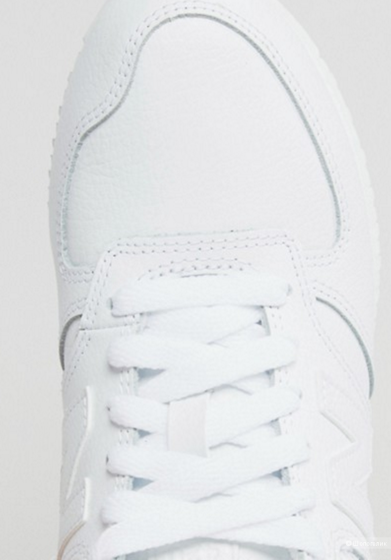 Мужские кроссовки New Balance 420, белые, нат. кожа. Размер 9,5US/9UK/43EUR, 27,5 см по стельке