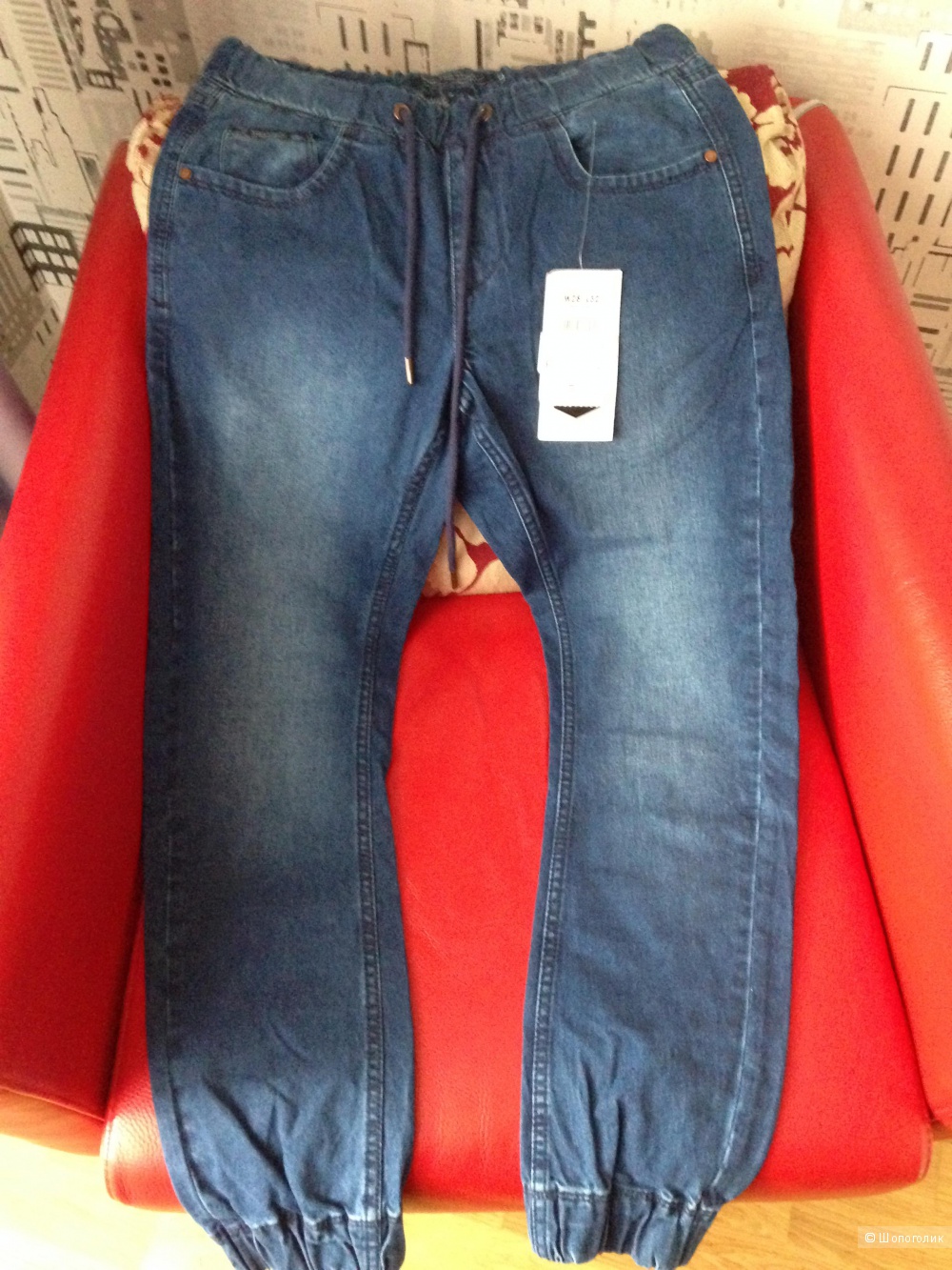 Джинсовые джоггеры   Cropp Jeans 28