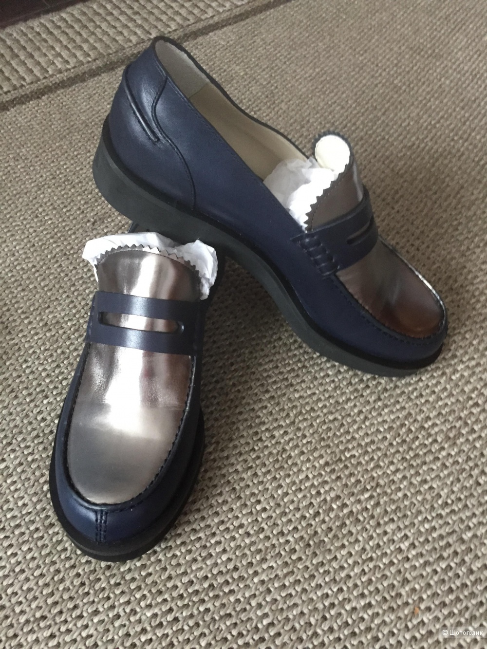 Новые лоуферы Jil sander navy 41