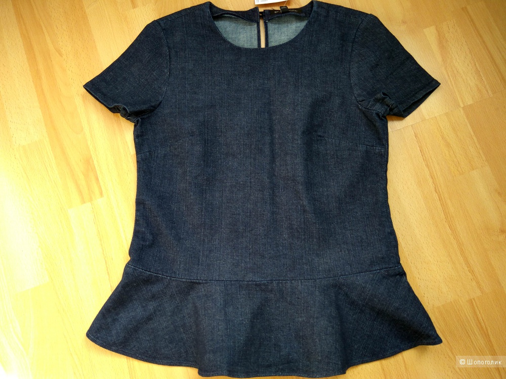Джинсовый топ с баской Banana Republic новый разм.XS (росс.46)