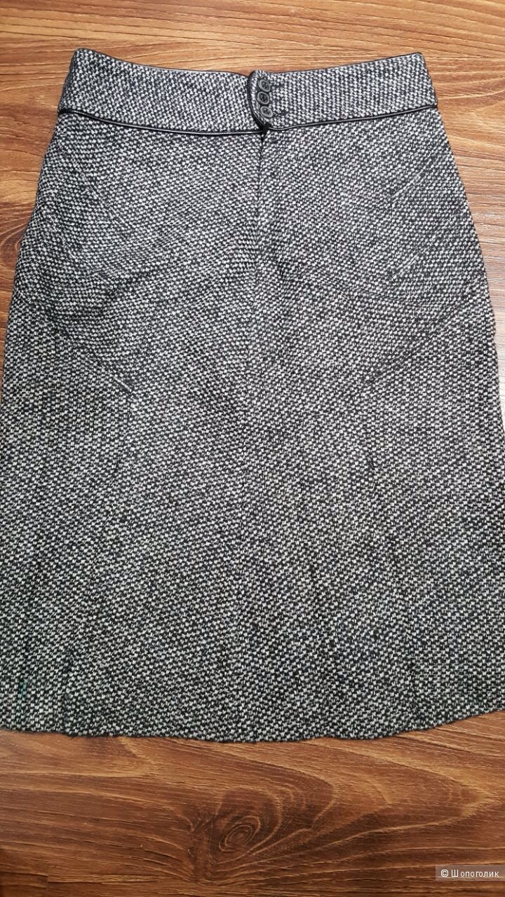 ZARA красивая теплая юбка из драпа. р.44