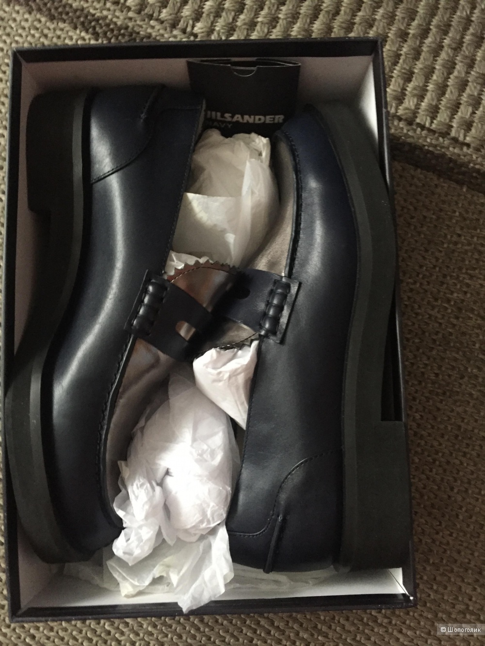 Новые лоуферы Jil sander navy 41