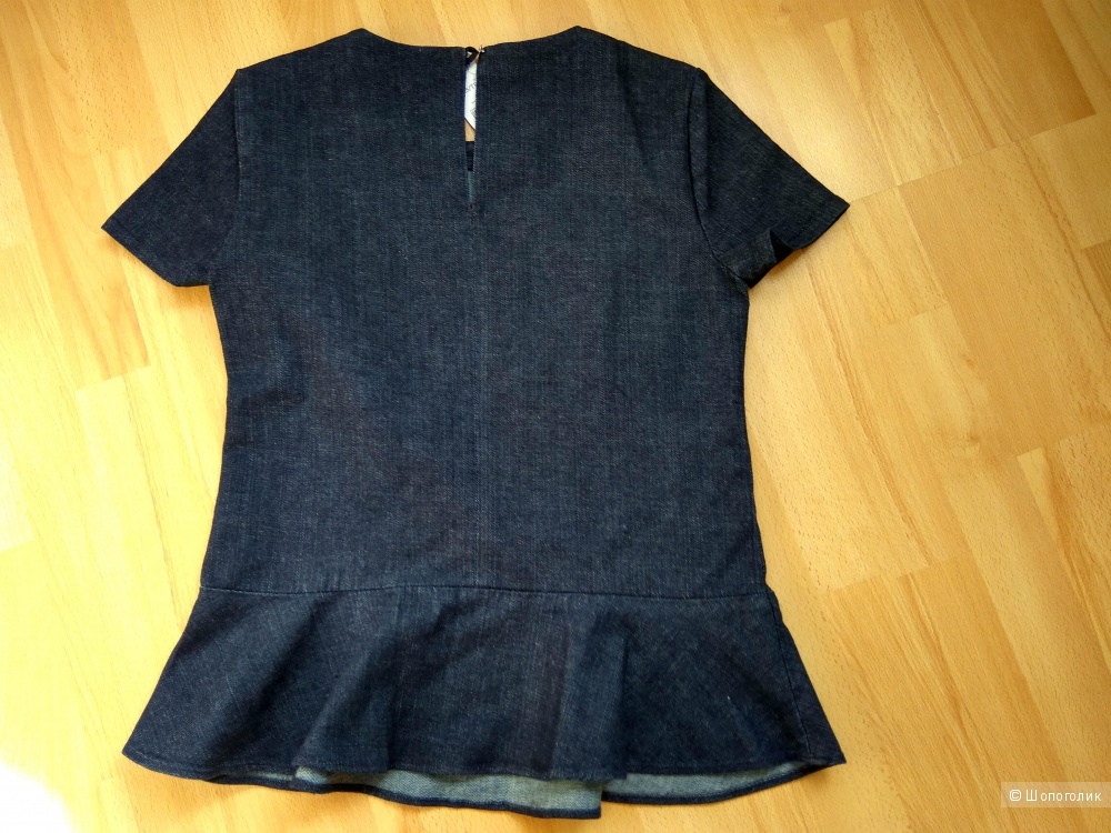Джинсовый топ с баской Banana Republic новый разм.XS (росс.46)