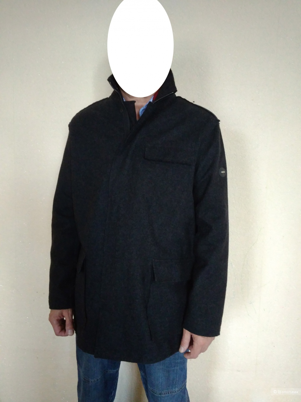Мужская дизайнерская куртка-полупальто PETER WERTH р52