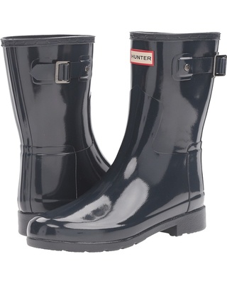 Сапоги резиновые синие Hunter Refined, Navi, 7UK (39-40рус)