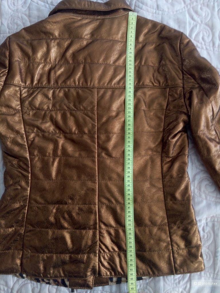 Кожаная куртка Vintage De Luxe р.46-48 .