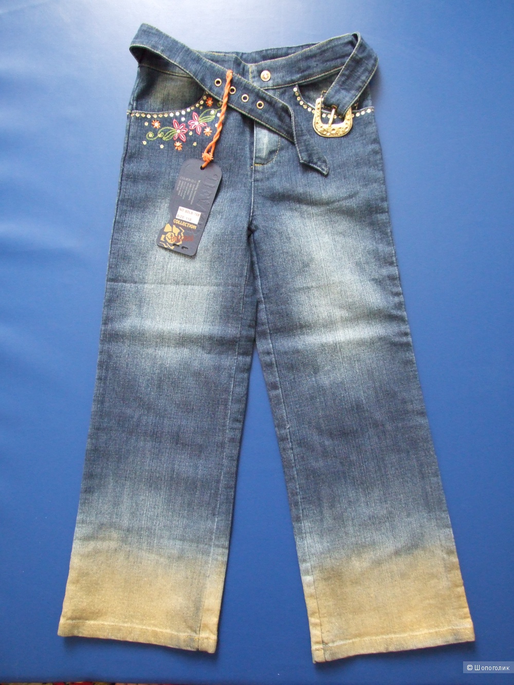 Новые джинсы для девочки ф.Deloras на 122-128
