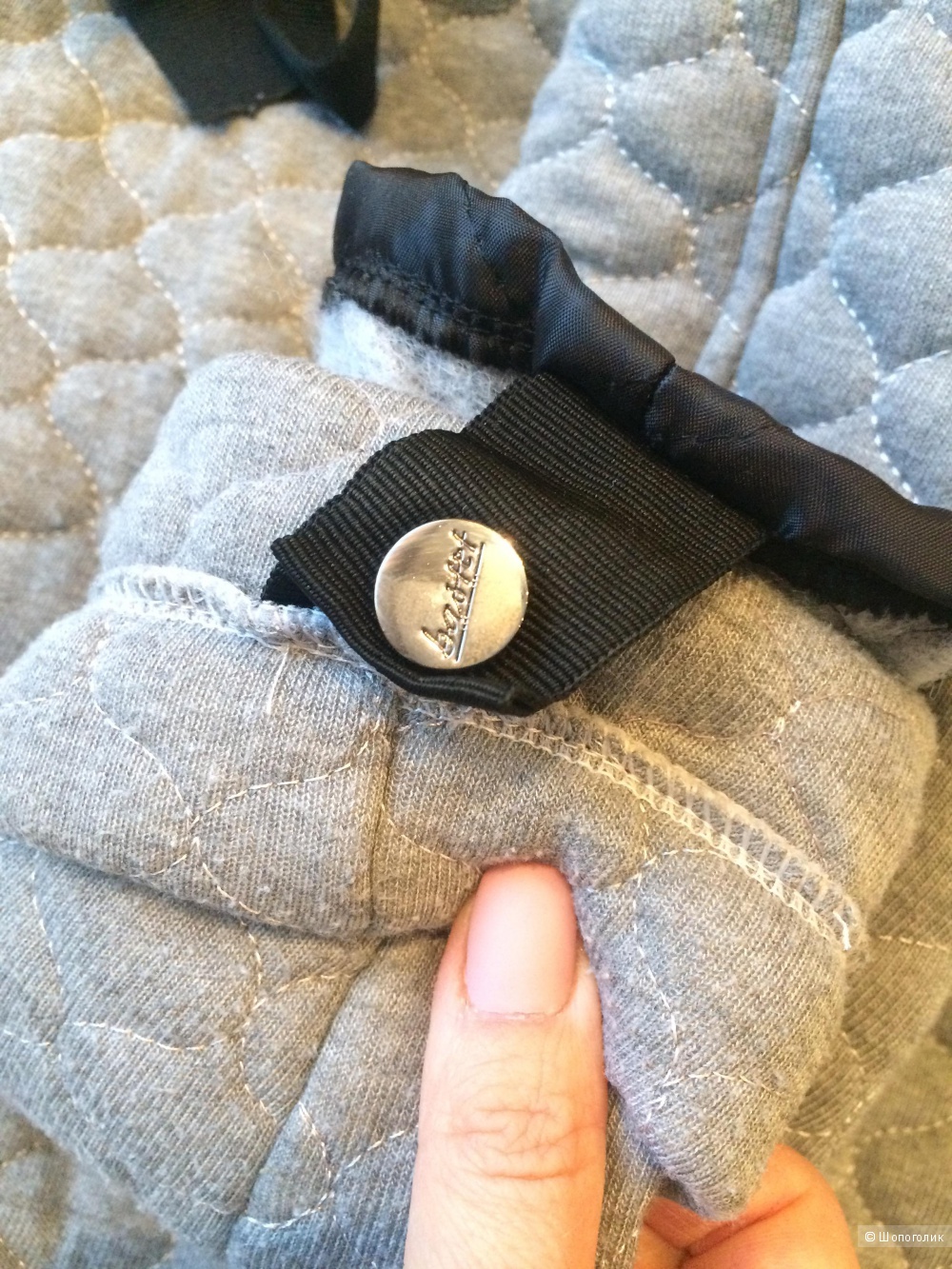 Стёганое трикотажное пальто Bastet, размер S