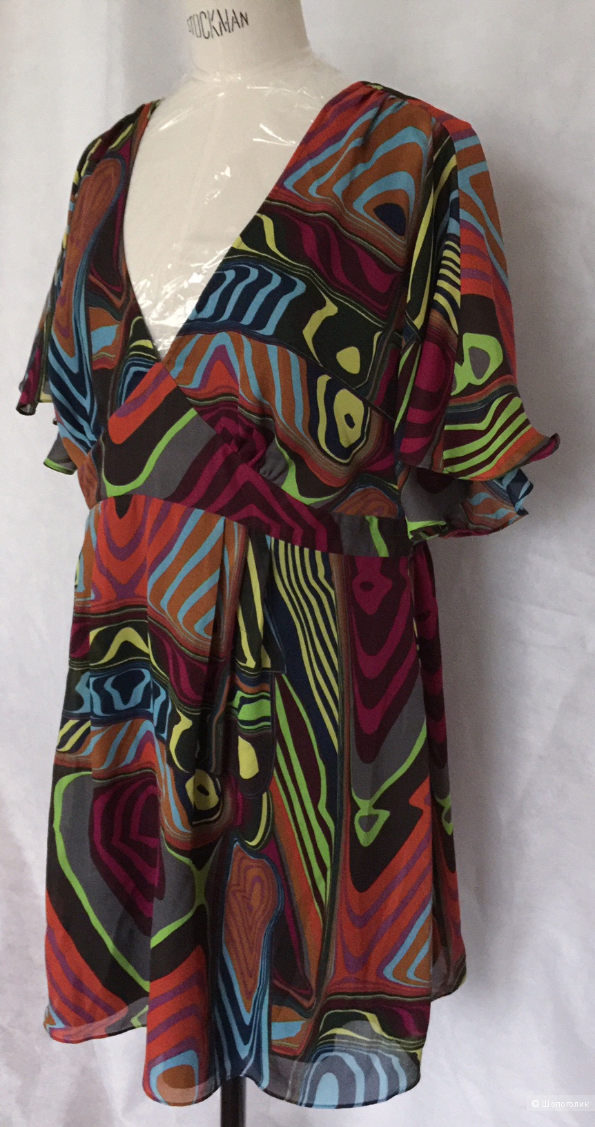 Шикарное шифоновое платье для дам 54-56 размеров марка SOUTH