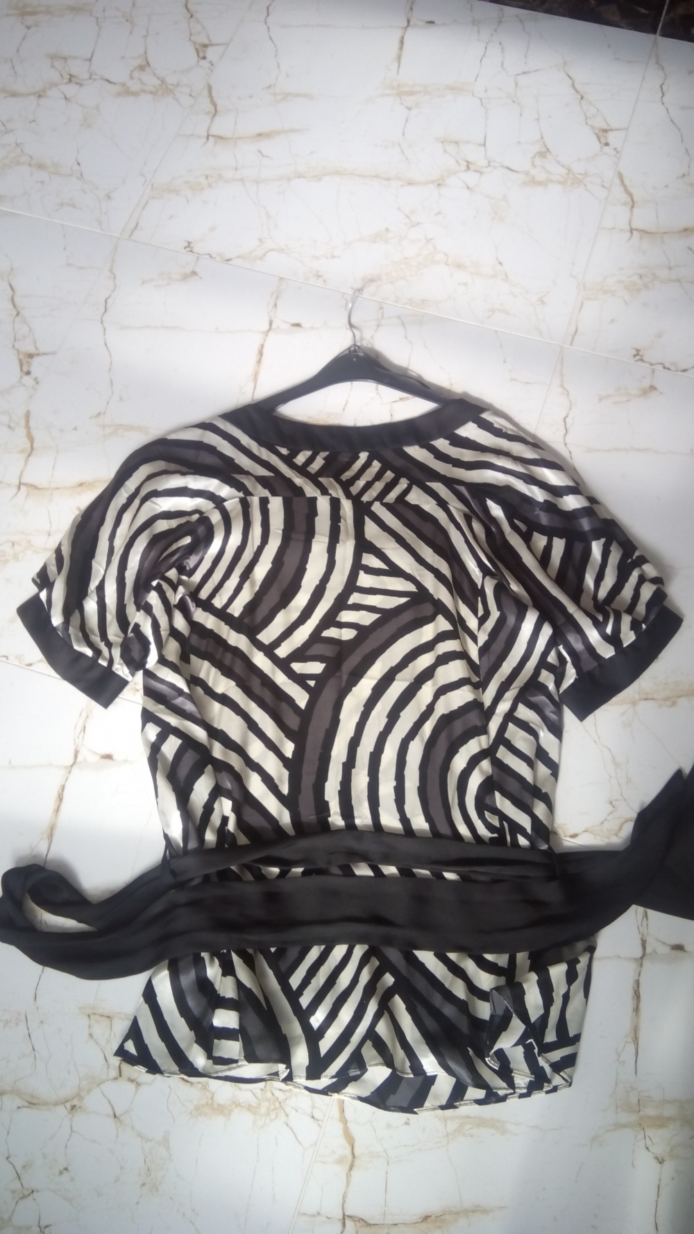 Шелковая блуза туника Zara, размер С-М