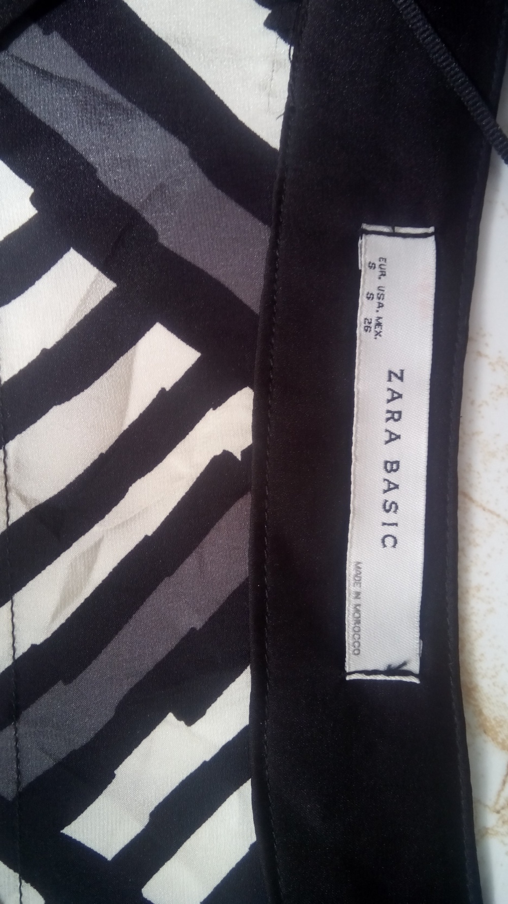 Шелковая блуза туника Zara, размер С-М