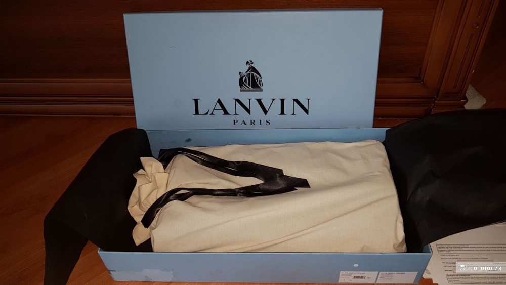 Сапоги Lanvin 38.5 размера черного цвета