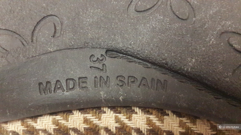 Туфельки для девочки Titanitos (Испания) , размер 37 (на 36)