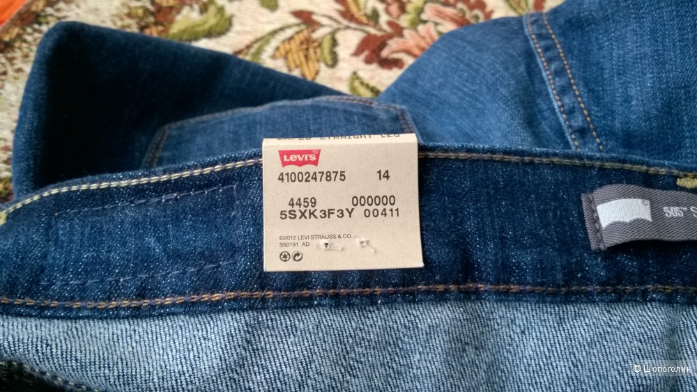 Новые джинсы LEVIS 505, размер 6M