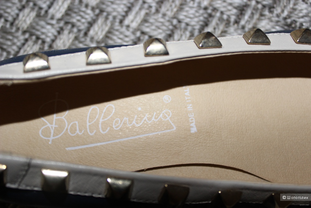 Кожаные балетки BALLERINA made in Italy, размер 37