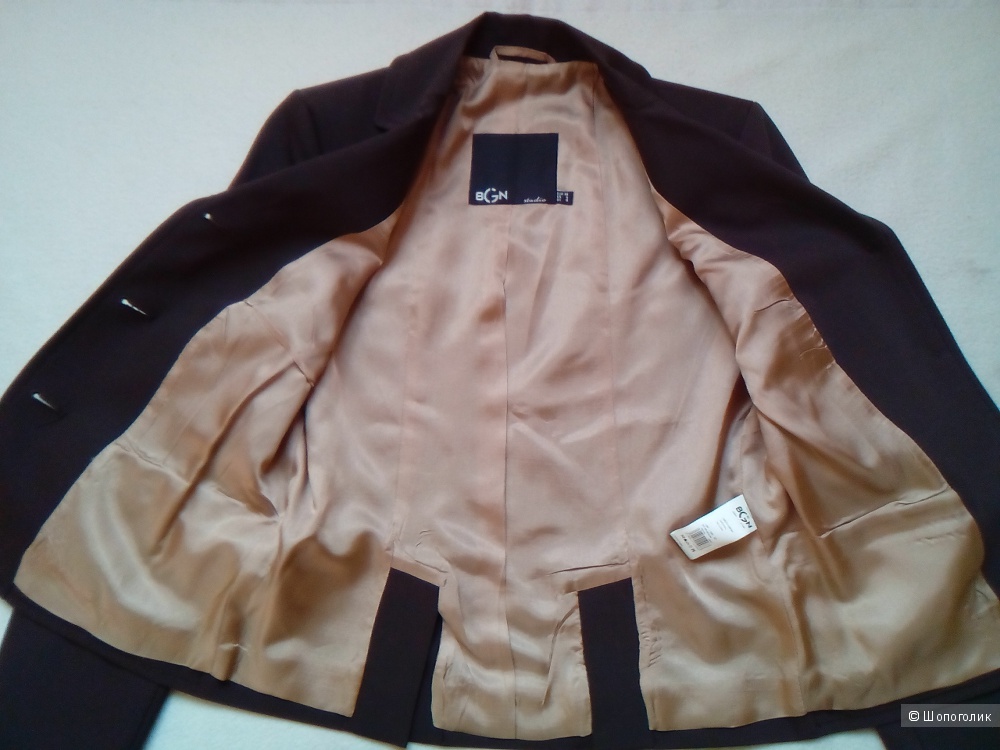 Костюм: пиджак шорты BGN, коричневый, 42-44