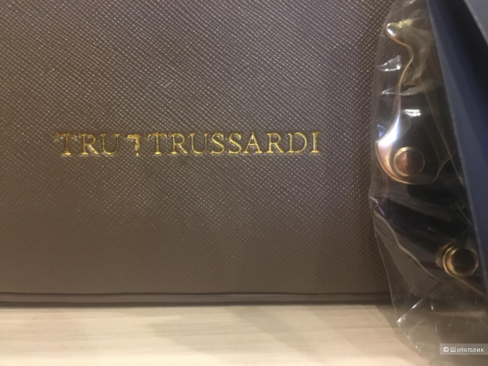 Новая,кожаная сумка TruTrussardi