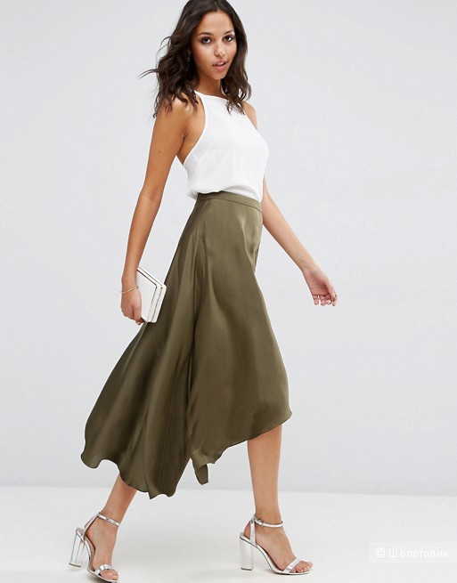 Красивая асимметричная юбка Asos 42-44 размер