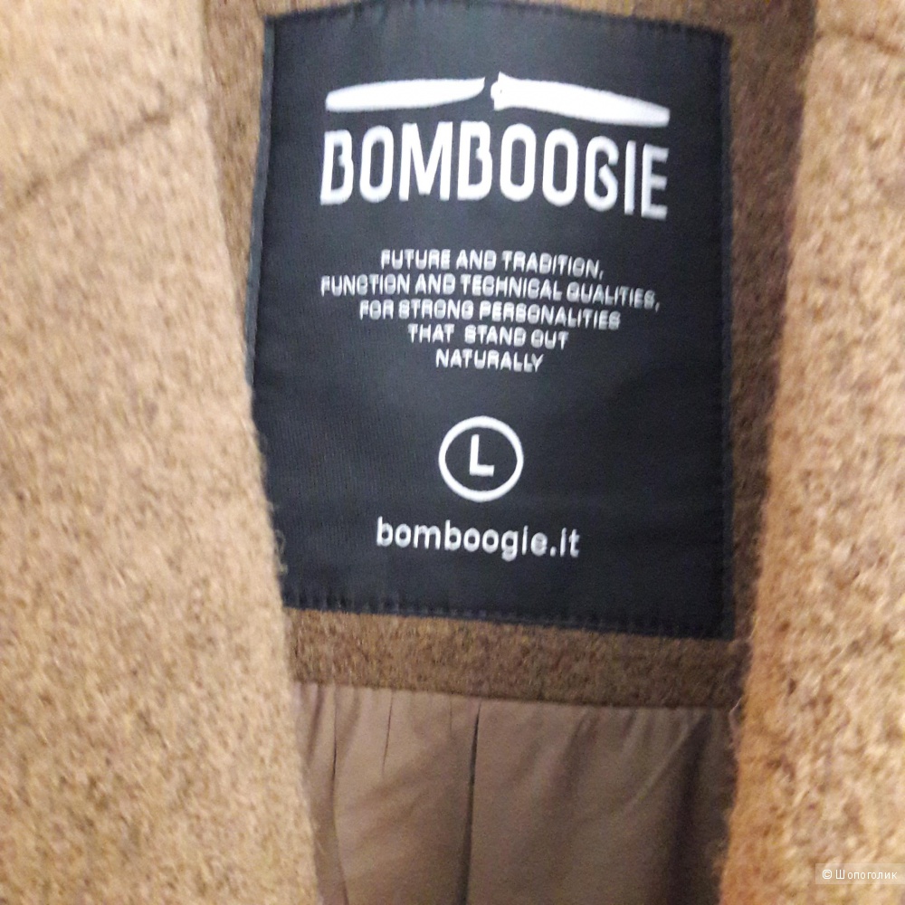Новое мужское шерстяное пальто Bomboogie размер L