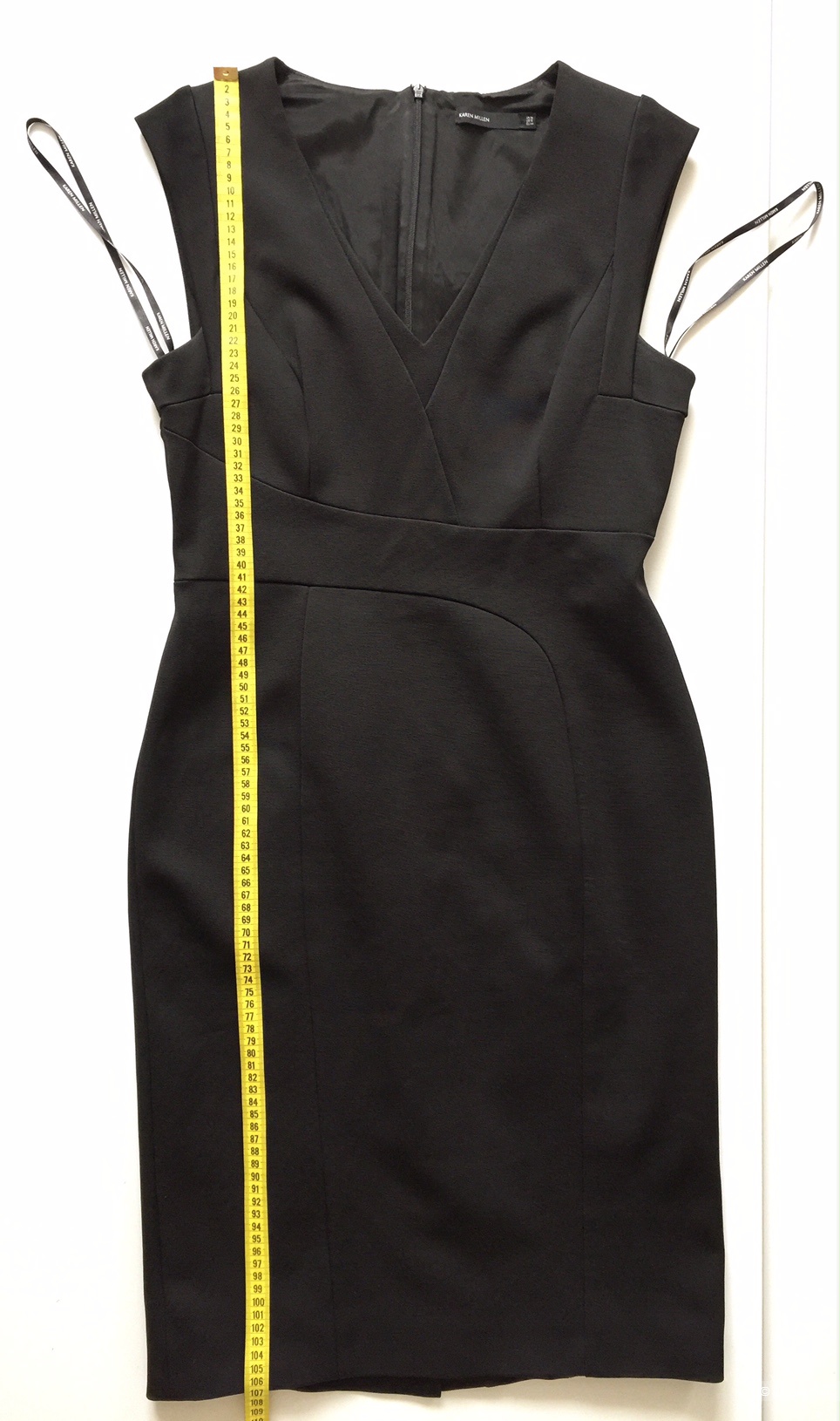 Черное платье футляр марки Karen Millen размер 48-50