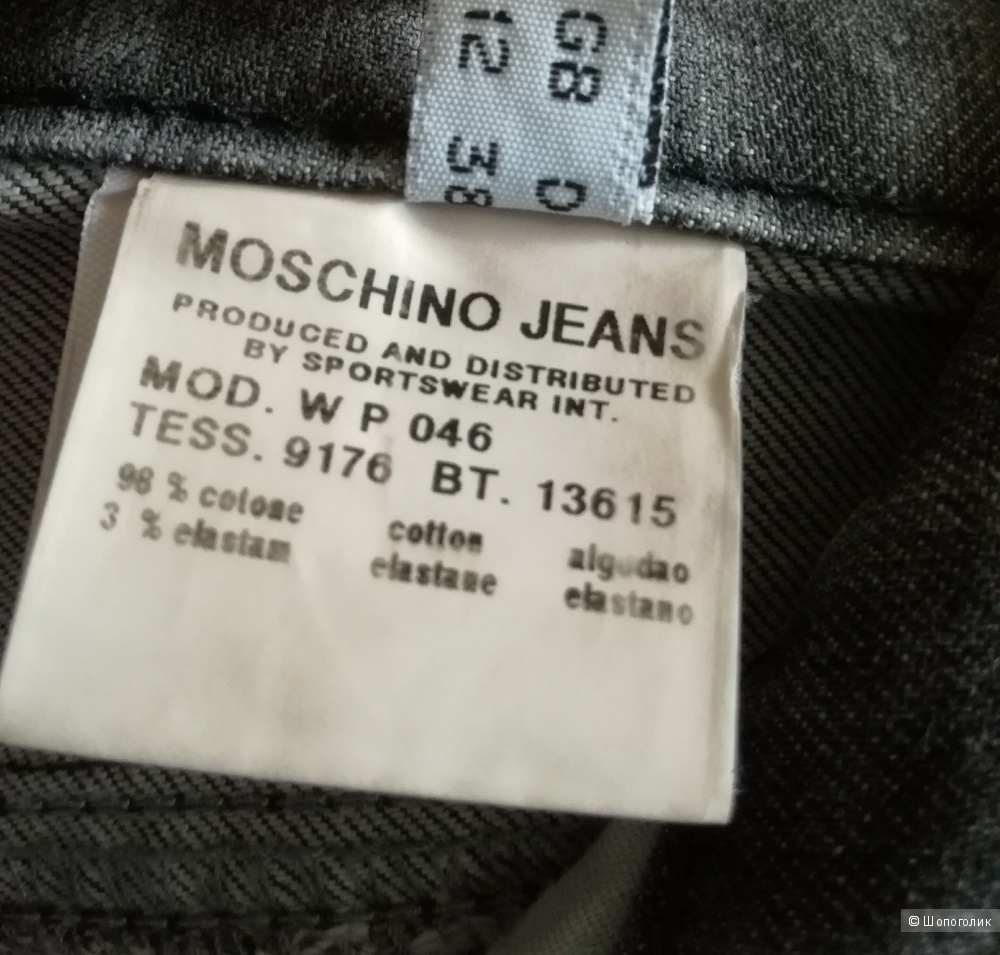 Moschino jeans джинсы серые 26-27 размер