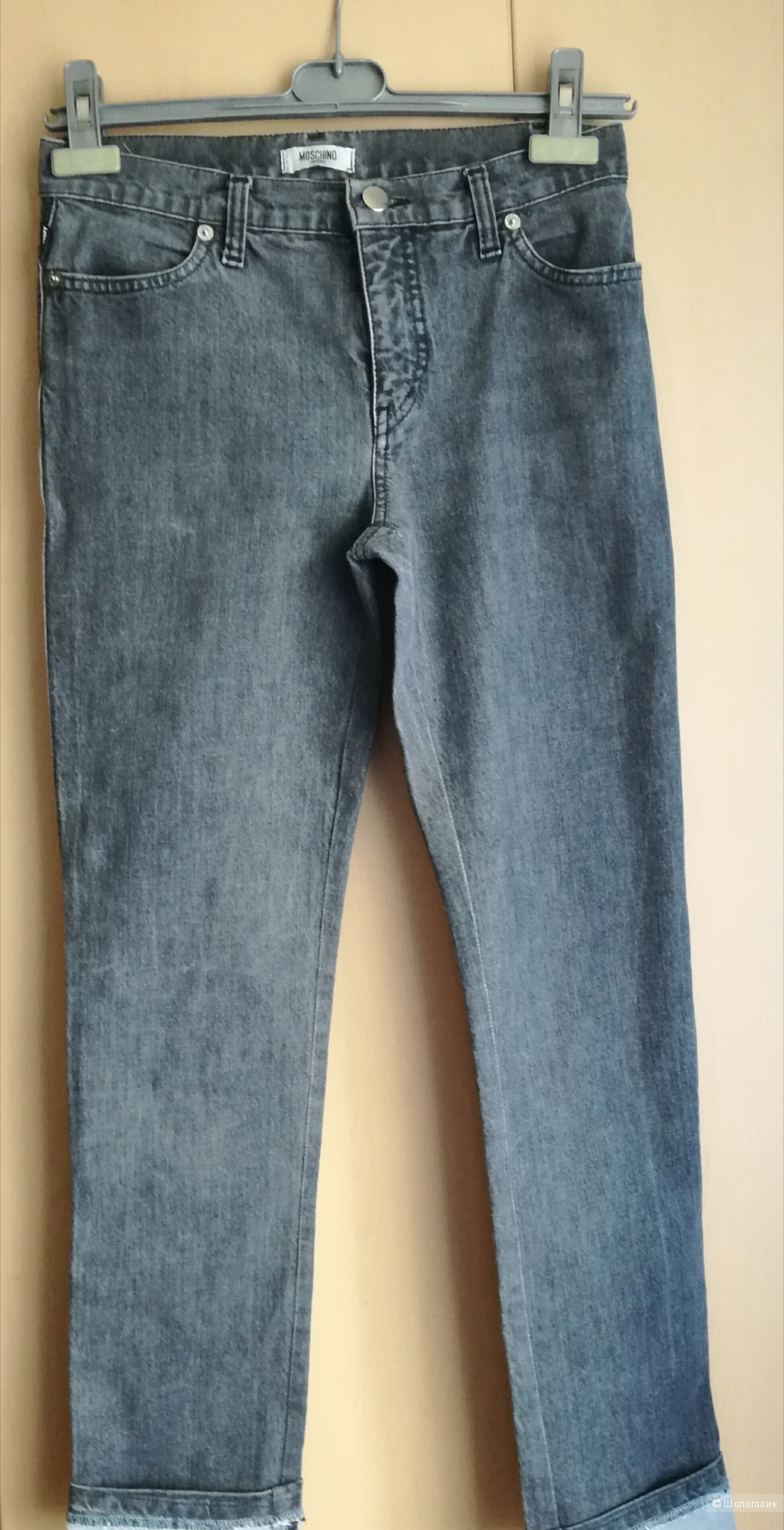 Moschino jeans джинсы серые 26-27 размер