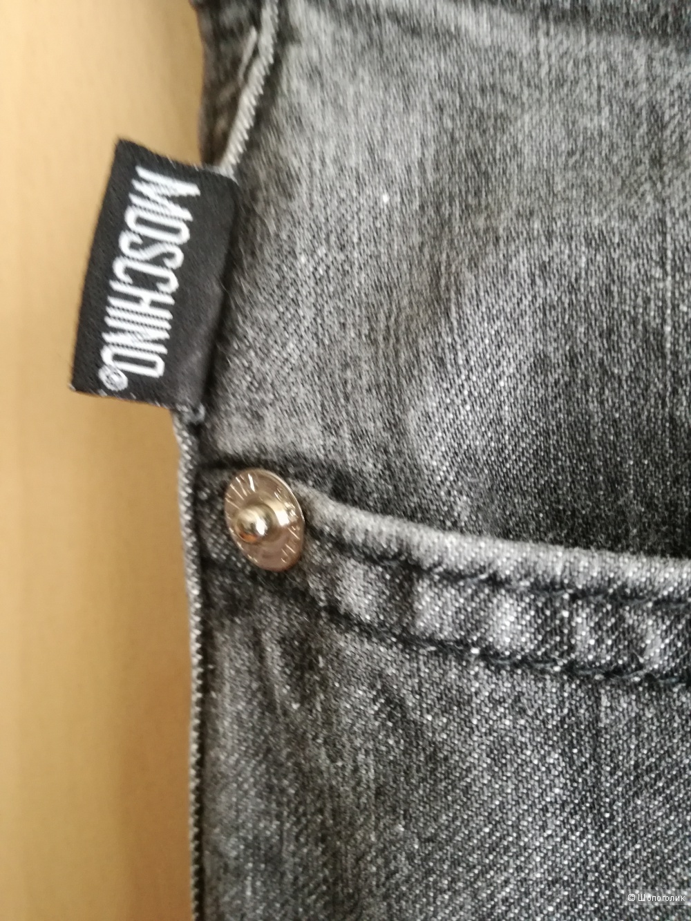 Moschino jeans джинсы серые 26-27 размер