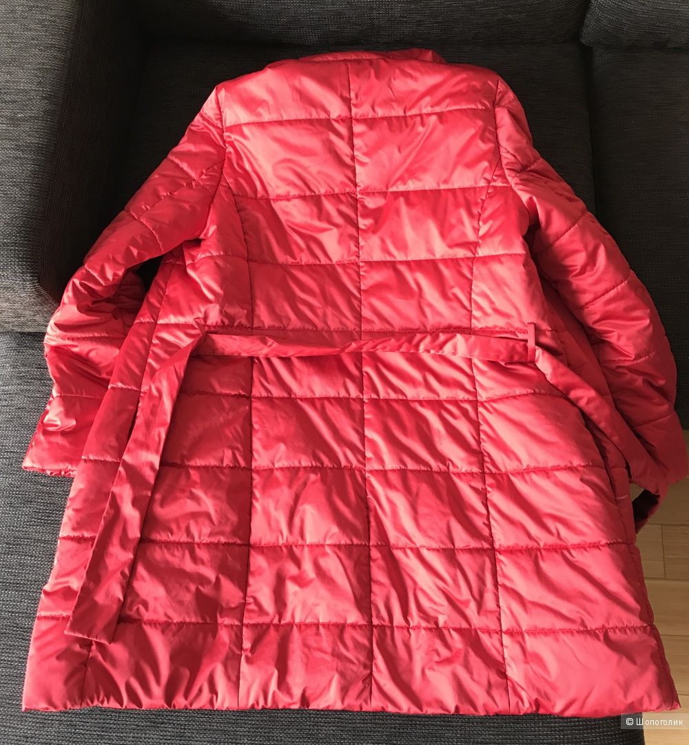 Пальто демисезон.  стёганное красное Lakbi, 42-44 p
