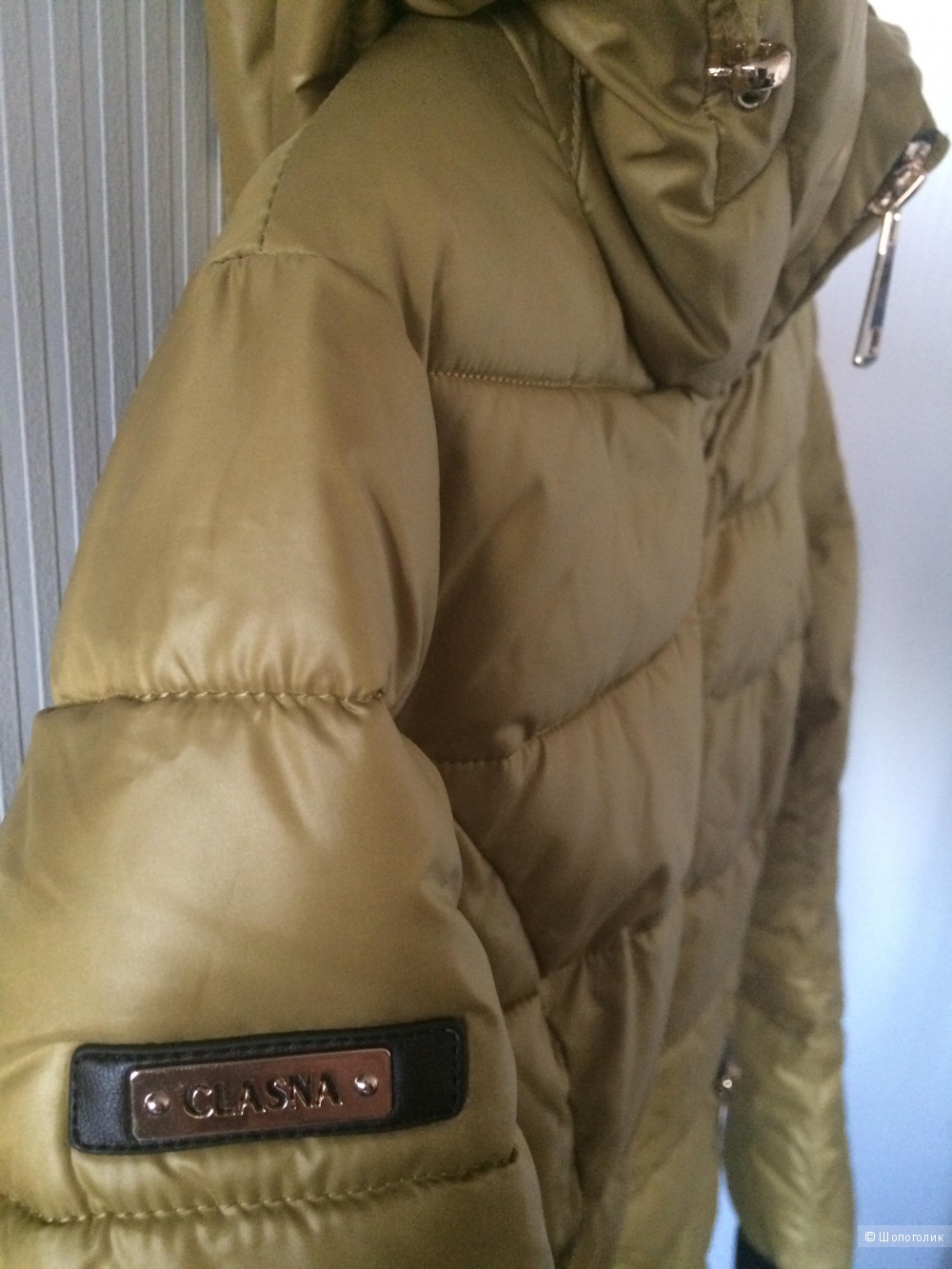 Clasna пальто-куртка 44-46 (цвет горчица)