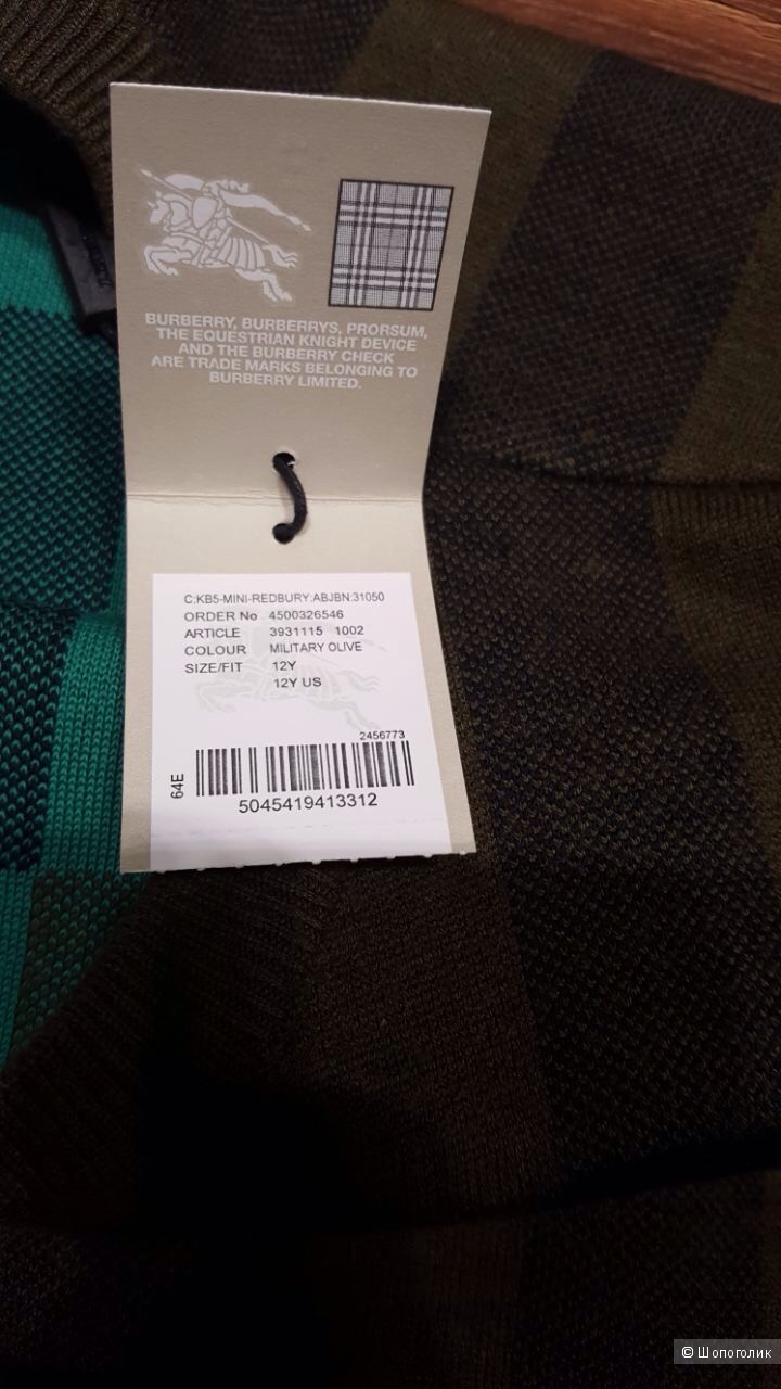 Burberry шикарный женский свитер.Новый.Оригинал.р 44-46