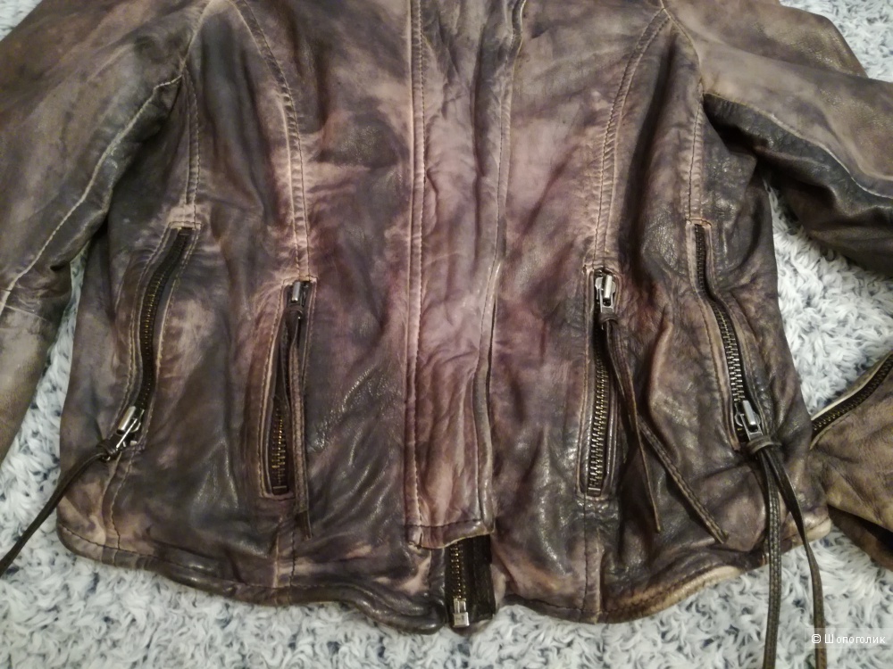Muubaa куртка кожаная 42 размер