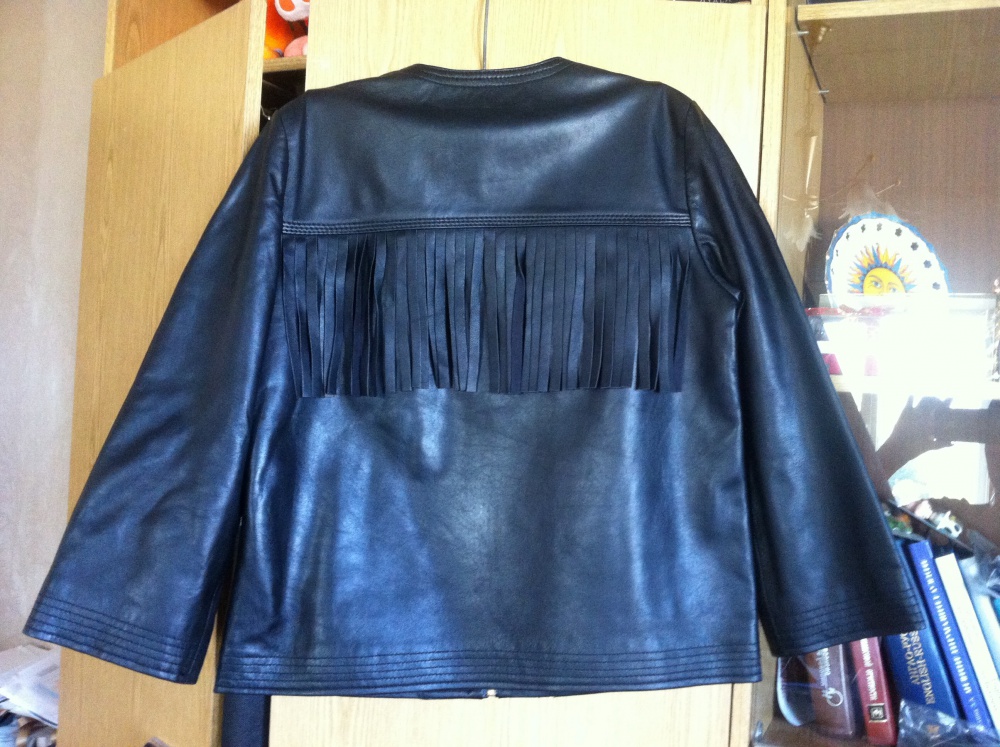 Куртка Just Cavalli из кожи, оригинал, новая, 40 it