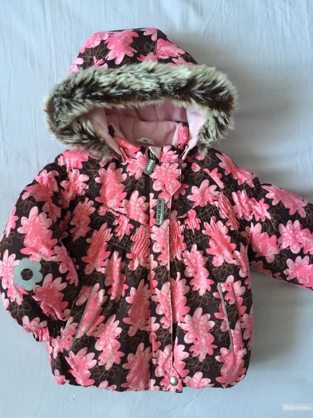 Зимняя куртка Kerry для девочки размер 86