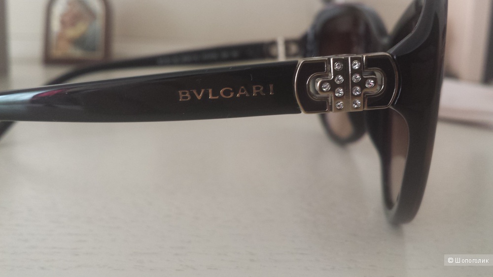Солнцезащитные очки BVLGARI  "кошачий глаз"