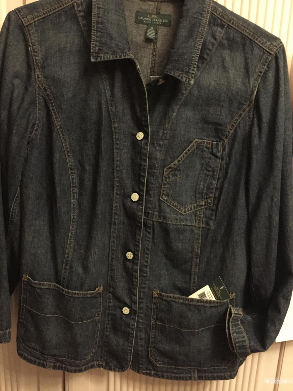 Джинсовый жакет RALPH LAUREN  Denim Workwear Jacket Size:	2 X