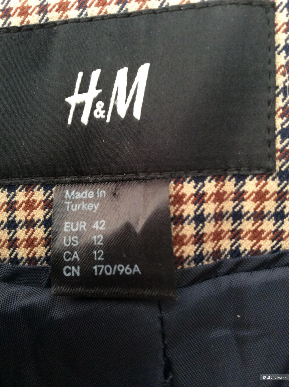 Стильный пиджак H&M в жокейском стиле р.42EU (на 48)